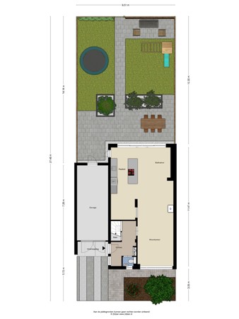 Floorplan - Mozartlaan 53, 5283 KB Boxtel